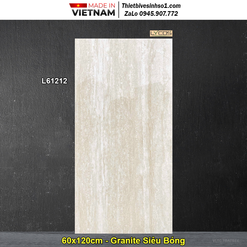 Gạch 60x120 Thắng Cường L61212 Vân Sọc Dưa