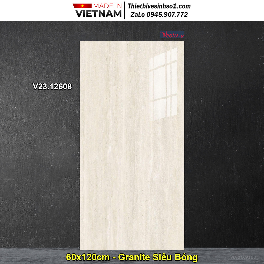 Gạch 60x120 Thắng Cường V23.12608 Vân Sọc Dưa