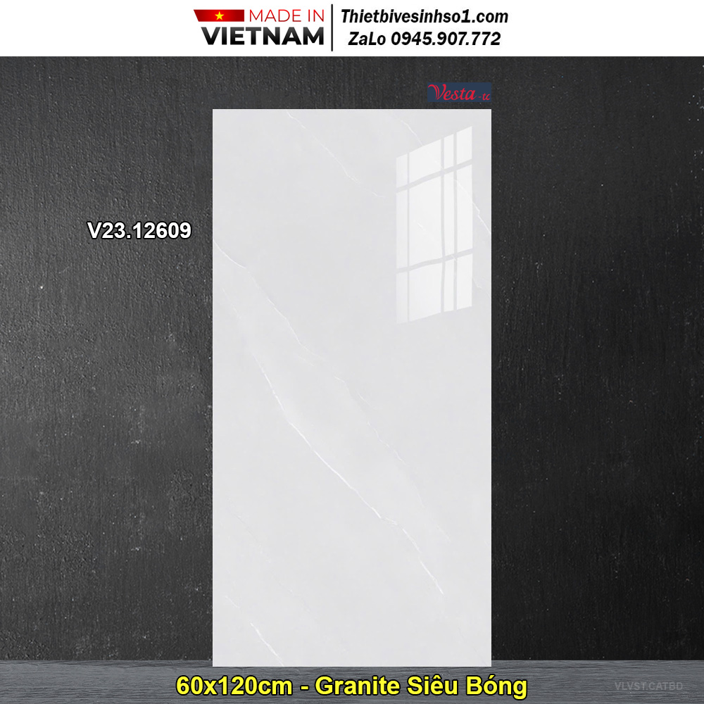 Gạch 60x120 Thắng Cường V23.12609 Đá Xám