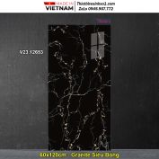 Gạch 60x120 Thắng Cường V23.12653 Đen Vân Vàng