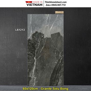 Gạch 60x120 Thắng Cường L61213 Vân Đá Đen