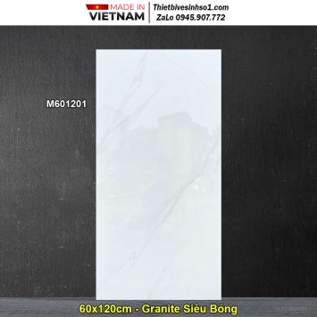 Gạch 60x120 Thắng Cường M601201 Trắng Khói