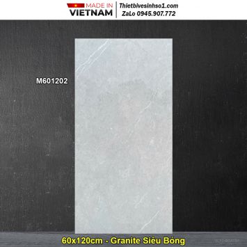 Gạch 60x120 Thắng Cường M601202 Vân Đá Xám