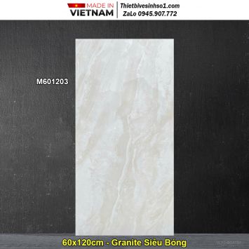 Gạch 60x120 Thắng Cường M601203 Vân Vàng Nhạt
