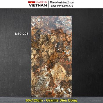 Gạch 60x120 Thắng Cường M601205 Đá Nâu Vàng