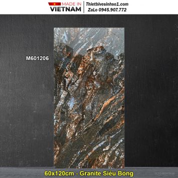 Gạch 60x120 Thắng Cường M601206 Vân Đá Tối