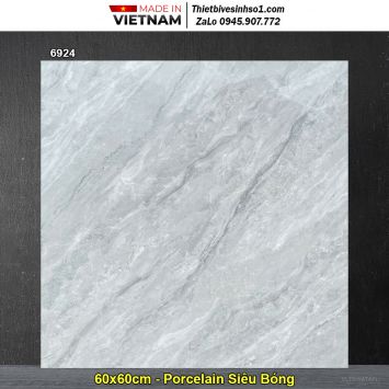 Gạch 60x60 Thắng Cường 6924 Vân Xám Xanh