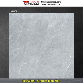 Gạch 60x60 Thắng Cường MM601 Vân Xi Măng