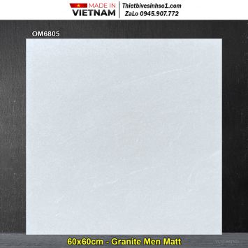 Gạch 60x60 Thắng Cường OM6805 Vân Xám Sáng