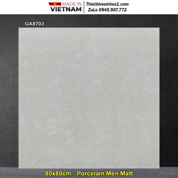 Gạch 80x80 Thắng Cường GA8703 Vân Xám