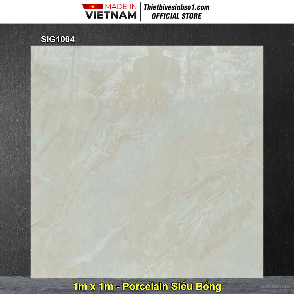 Gạch 1m x 1m Thắng Cường SIG1004 Vàng Nhạt