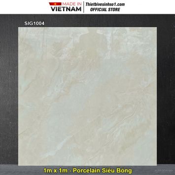 Gạch 1m x 1m Thắng Cường SIG1004 Vàng Nhạt