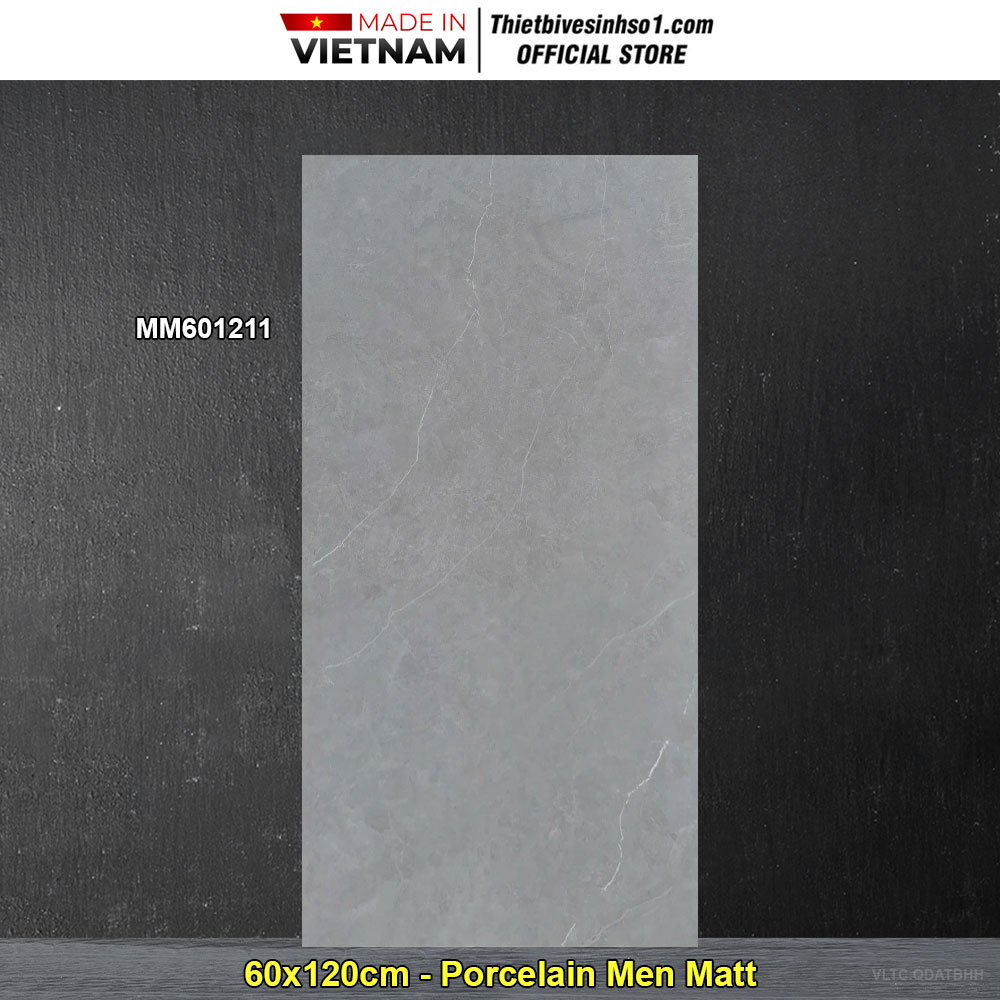 Gạch 60x120 Thắng Cường MM601211 Vân Ghi Xám