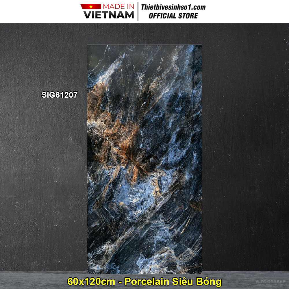 Gạch 60x120 Thắng Cường SIG61207 Đá Đen Xanh Gạch 60x120 Thắng Cường SIG61207 Đá Đen Xanh
