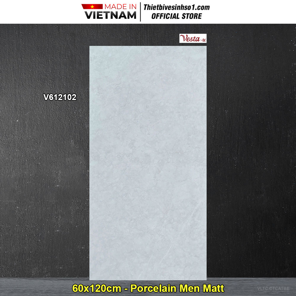 Gạch 60x120 Thắng Cường V612102 Vân Xám