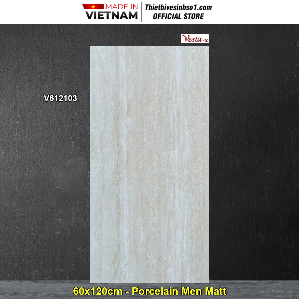 Gạch 60x120 Thắng Cường V612103 Vân Sọc Dưa