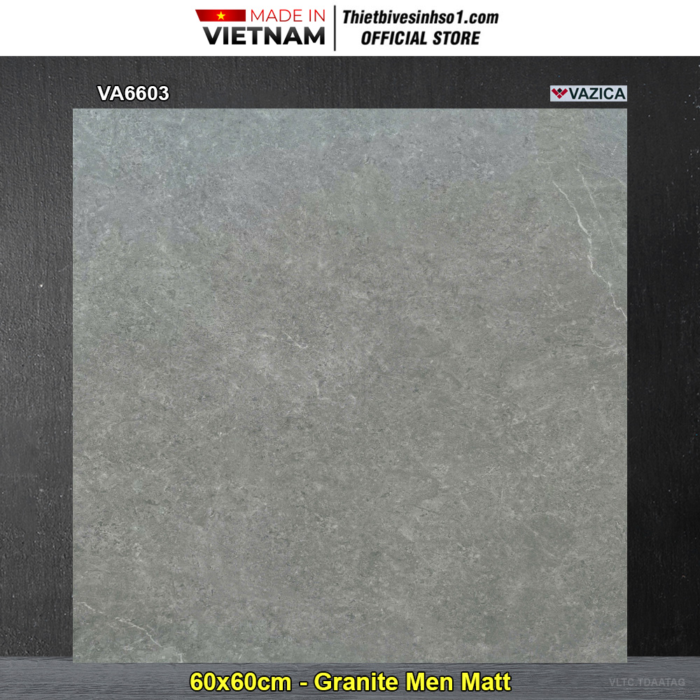Gạch 60x60 Thắng Cường VA6603 Vân Ghi Xám