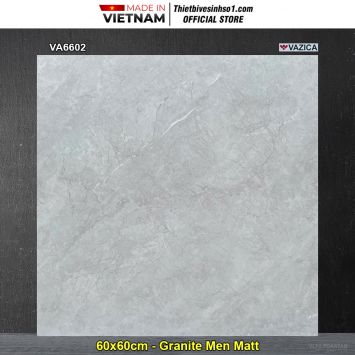 Gạch 60x60 Thắng Cường VA6602 Vân Xám