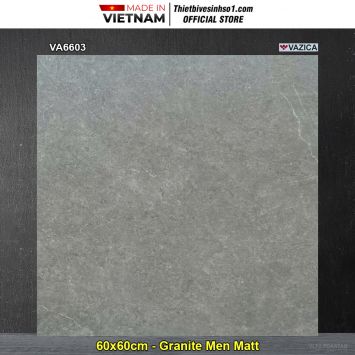 Gạch 60x60 Thắng Cường VA6603 Vân Ghi Xám