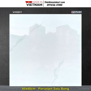 Gạch 60x60 Thắng Cường VA6801 Trắng Khói