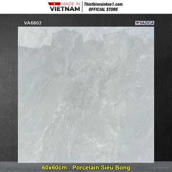 Gạch 60x60 Thắng Cường VA6802 Vân Xám