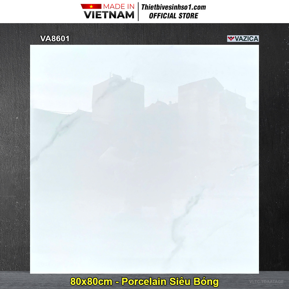 Gạch 80x80 Thắng Cường VA8601 Trắng Khói