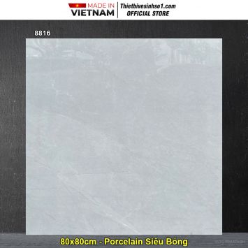 Gạch 80x80 Thắng Cường 8816 Vân Xám