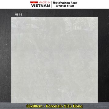 Gạch 80x80 Thắng Cường 8819 Vân Xám