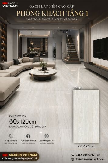 Gạch 60x120 Thắng Cường L61211