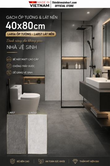 Gạch 40x80 Thắng Cường L4857-L4856