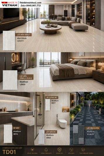 Combo Gạch Ốp Lát Thắng Cường TD01
