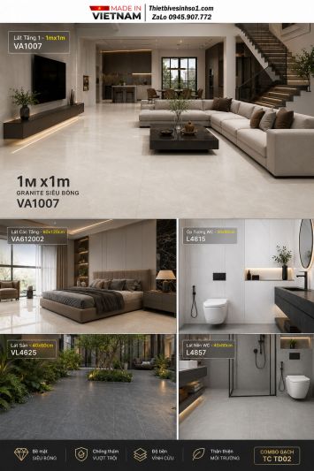 Combo Gạch Ốp Lát Thắng Cường TD02