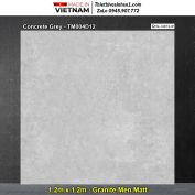 Gạch 1,2m x 1,2m Trung Đô Concrete Grey-TM004D12