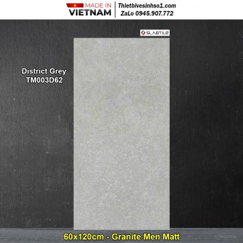 Gạch 60x120 Trung Đô District Grey-TM003D62