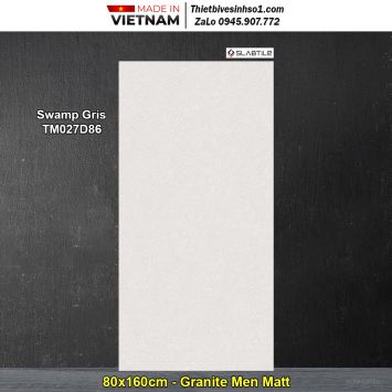 Gạch 80x160 Trung Đô Swamp Gris-TM027D86