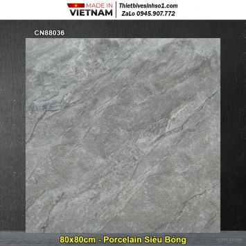 Gạch 80x80 TTC CN88036 Vân Đá Ghi