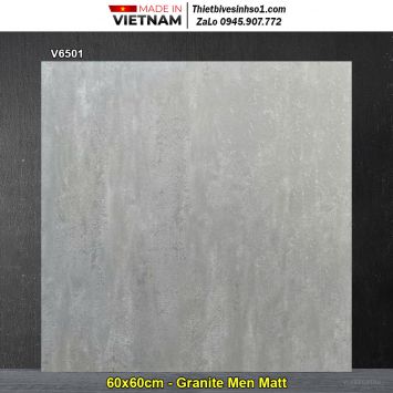 Gạch 60x60 Vesta V6501 Vân Xi Măng