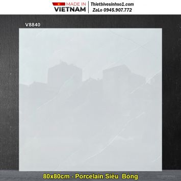 Gạch 80x80 Vesta V8840 Vân Xám