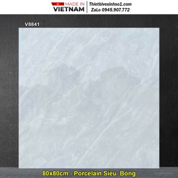 Gạch 80x80 Vesta V8841 Vân Đá Xám