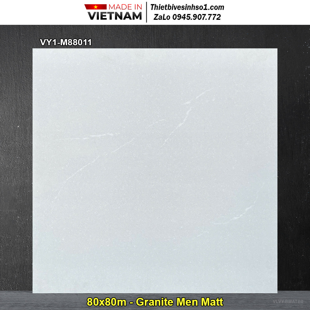 Gạch 80x80 Việt Ý VY1-M88011 Vân Xám