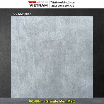 Gạch 80x80 Việt Ý VY1-M88016 Xám Xanh