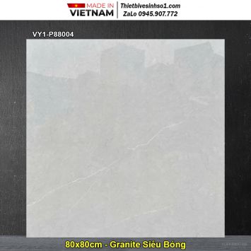 Gạch 80x80 Việt Ý VY1-P88004 Vân Xám Xanh