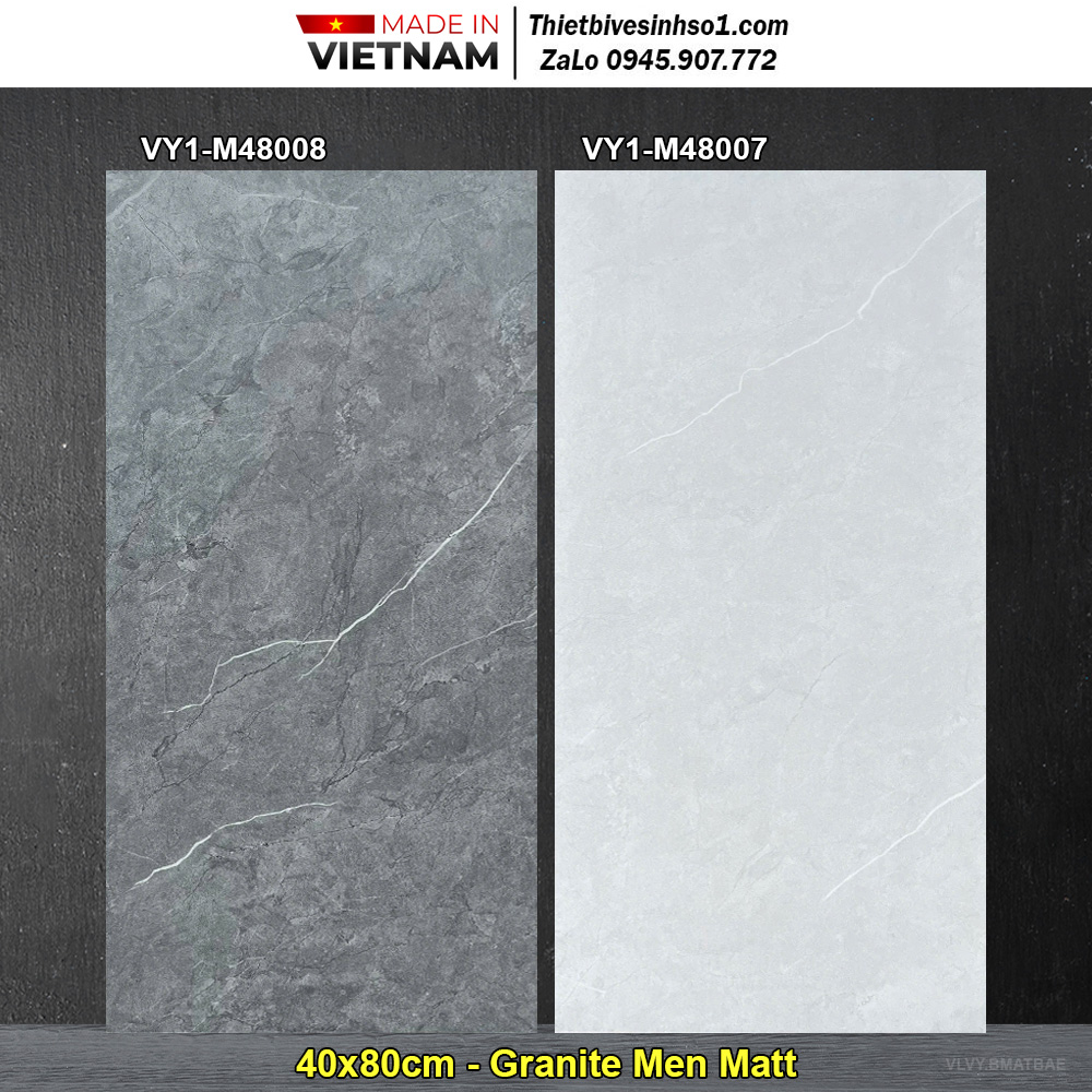 Gạch 40x80 Việt Ý VY1-M48008-VY1-M48007