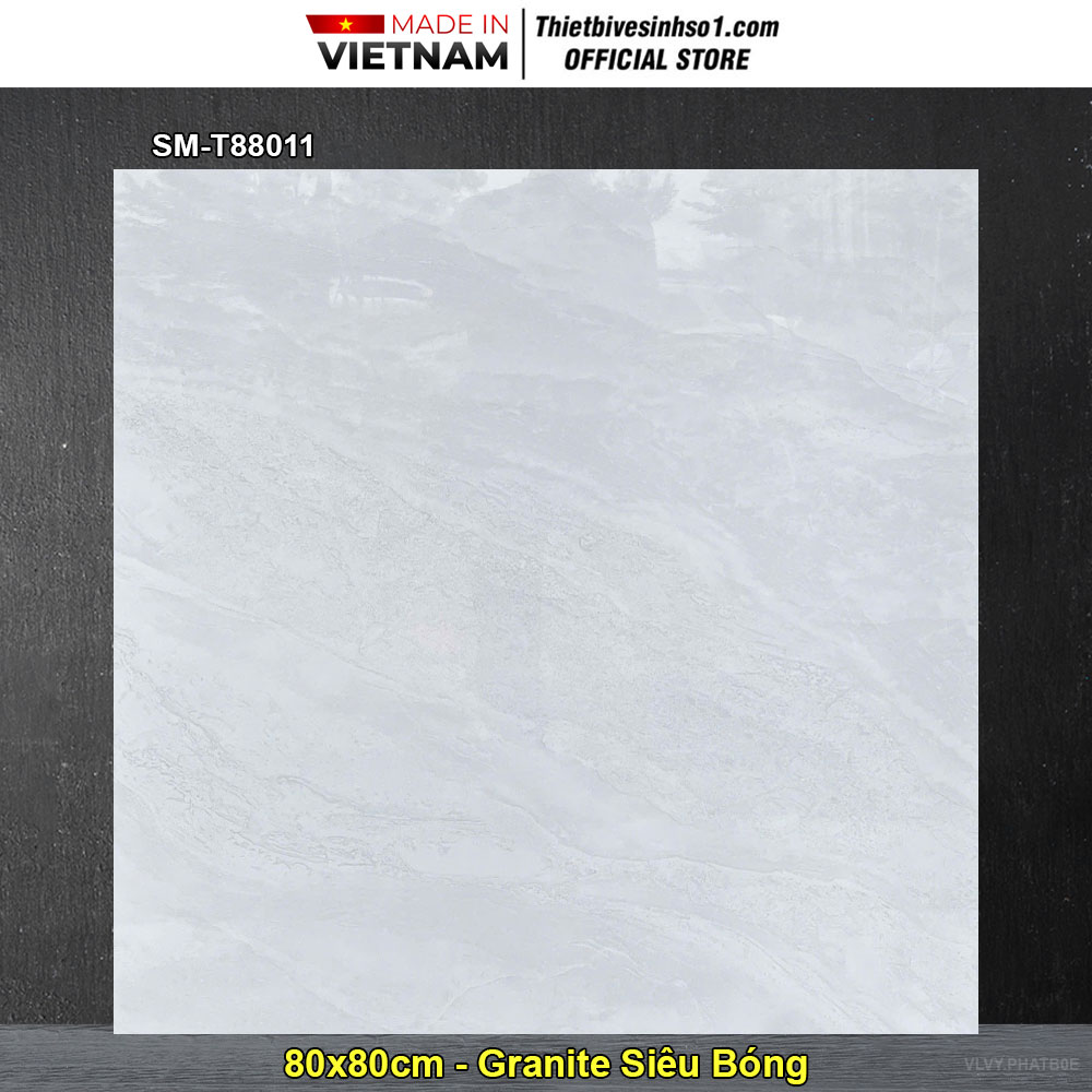 Gạch 80x80 Việt Ý SM-T88011 Vân Xám