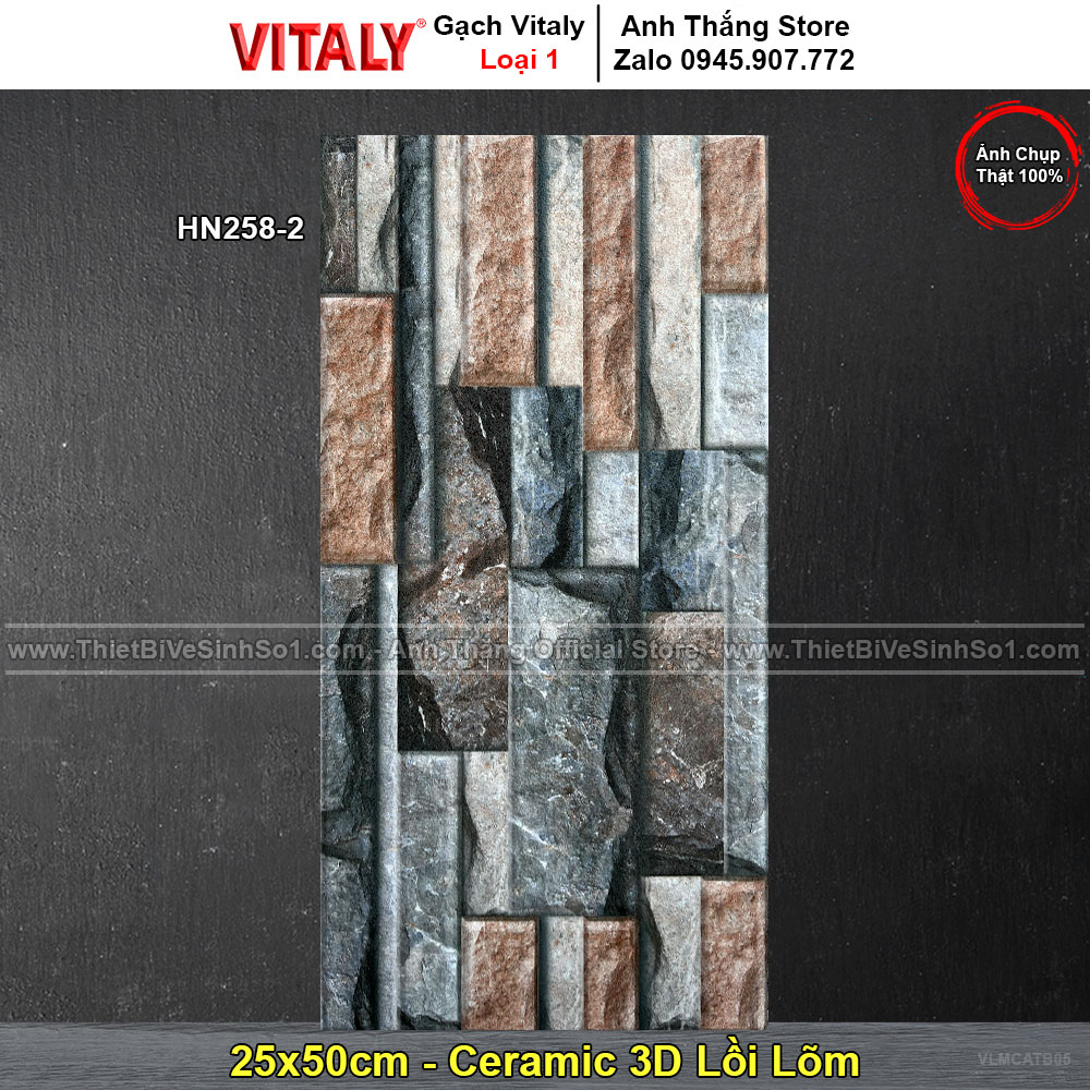 Gạch Thẻ 25x50 Vitaly HN258-2