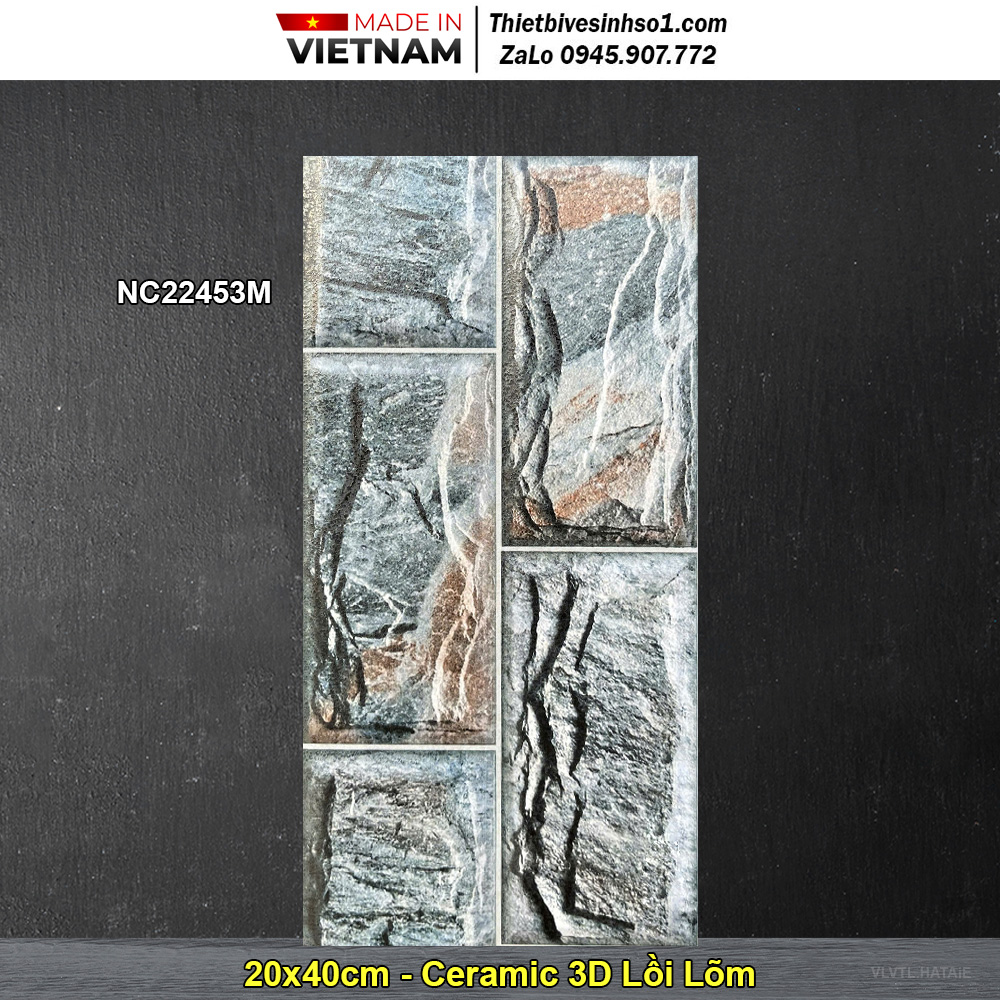 Gạch Thẻ Trang Trí 20x40 Vitaly NC22453M