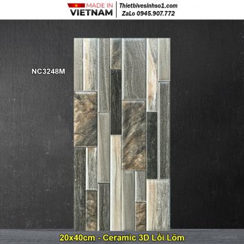 Gạch Thẻ Trang Trí 20x40 Vitaly NC3248M