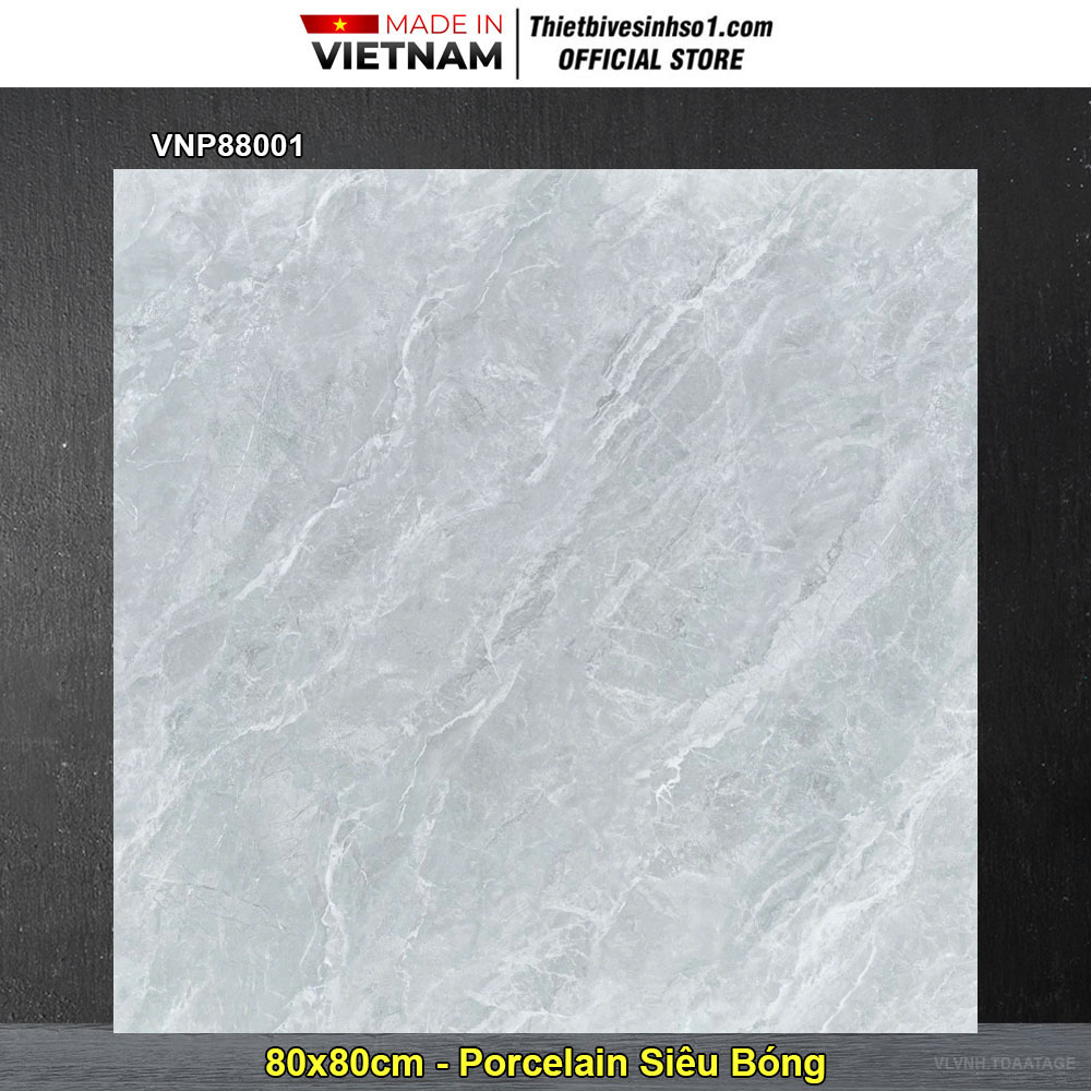 Gạch 80x80 VNHome VNP88001 Vân Xám