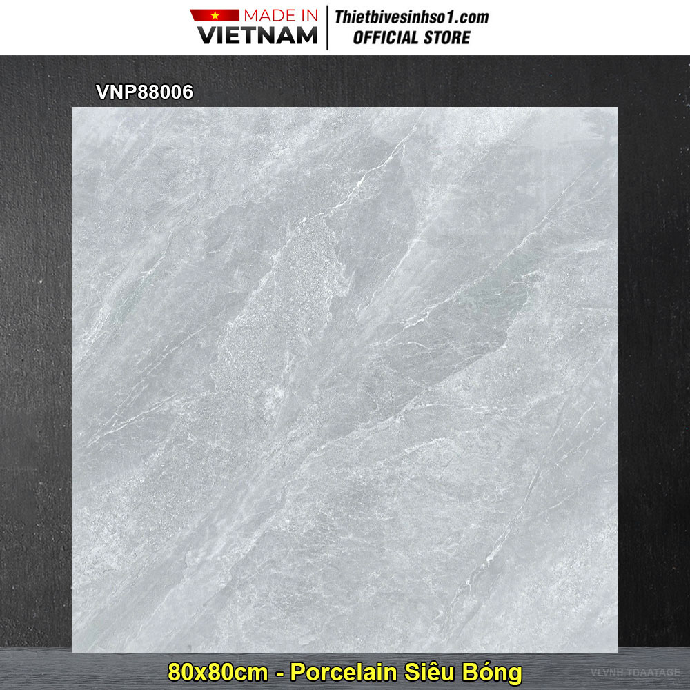 Gạch 80x80 VNHome VNP88006 Vân Xám