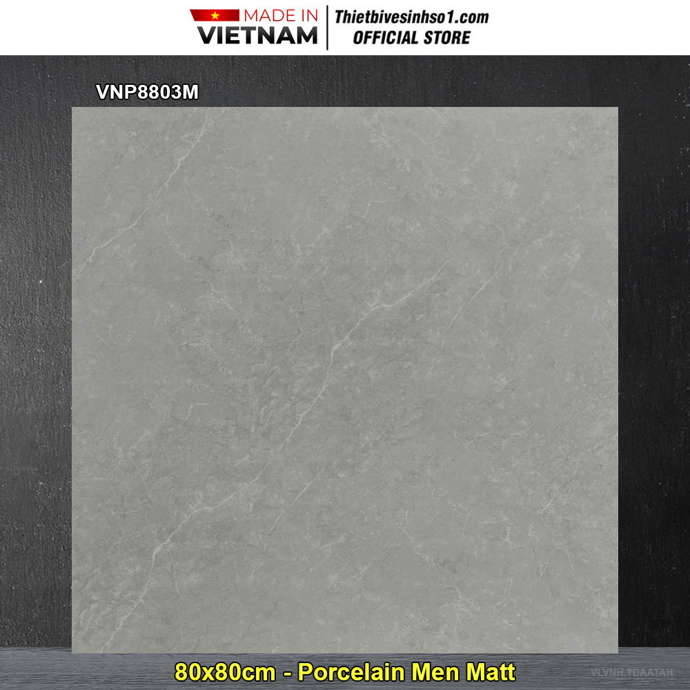 Gạch 80x80 VNHome VNP8803M Vân Xi Măng
